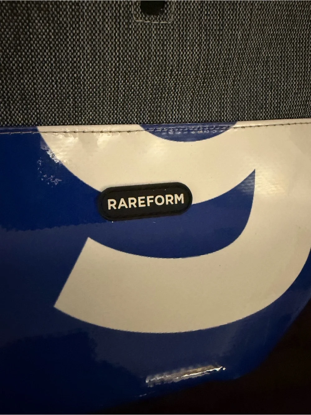 Rareform Gray and Blue Recycled Tote Bag